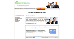 Desktop Screenshot of gewerbeversicherung.com