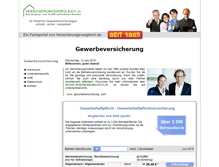 Tablet Screenshot of gewerbeversicherung.com